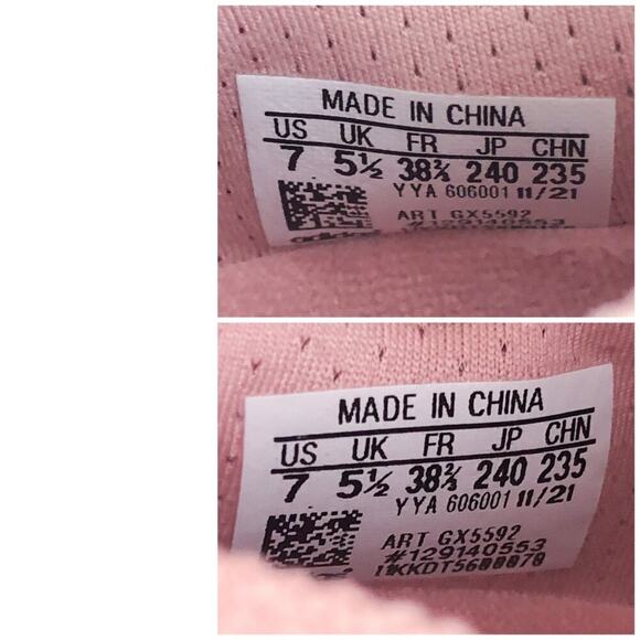 Adidas Ultraboost 22 Running Shoe Sneaker Primeknit Upper Supportive Size 7 Pink - Picture 14 of 16